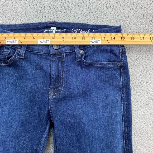 7 For All Mankind Women's 'A' Pocket Bootcut Stretch Jeans | Size: 28 - Picture 8 of 15